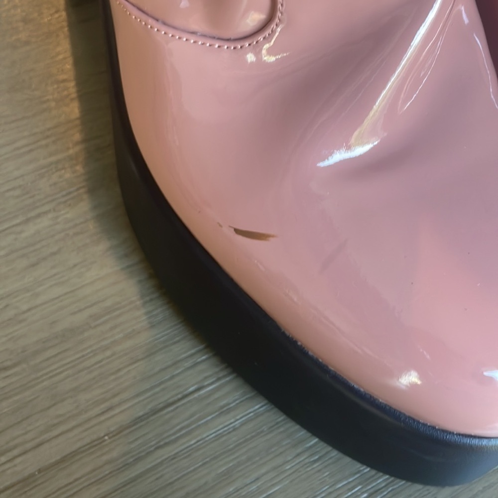 EUC WOMENS GB PINK PLATFORM BOOTS 10M​​​​​​​​ - Picture 7 of 14